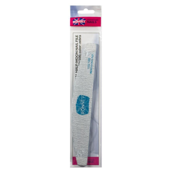 RONNEY - Pilnik do paznokci zebra NAILFILE HALF - MOON (100/100) 1 szt. RN 261    ZO NEW